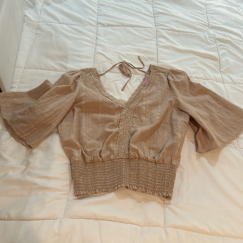 Beige top